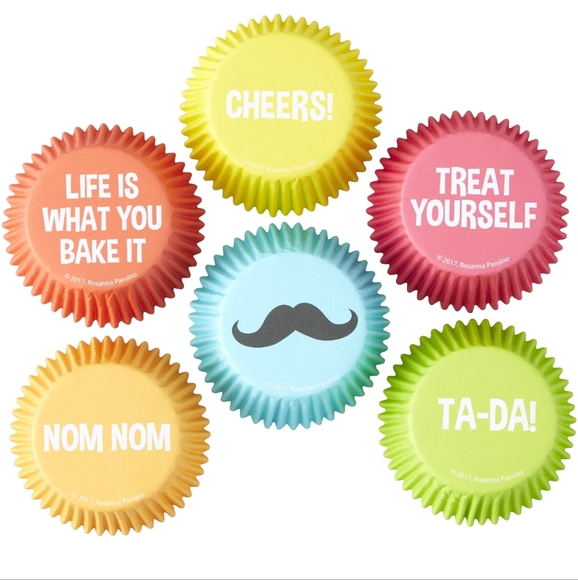 WILTON 72 Baking Cups With Cute Messages By Rosanna Pansino - Picture 2 of 3